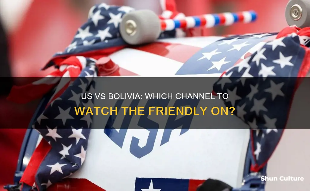 what channel is the usa vs bolivia friendly on