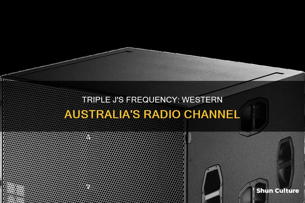 what channel is triple j in western australia