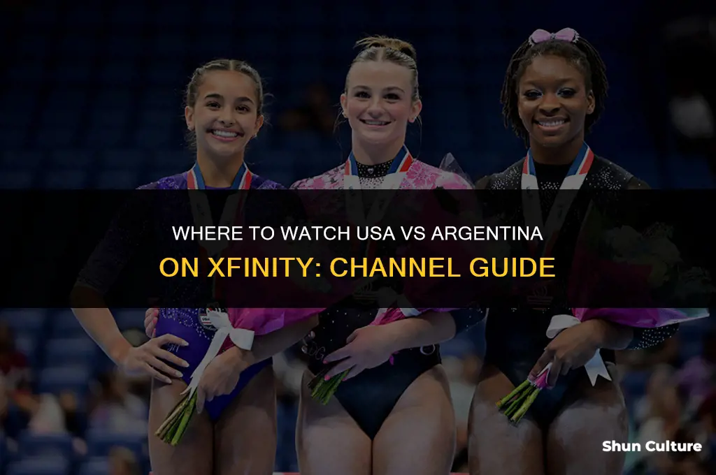 what channel is usa vs argentina on xfinity