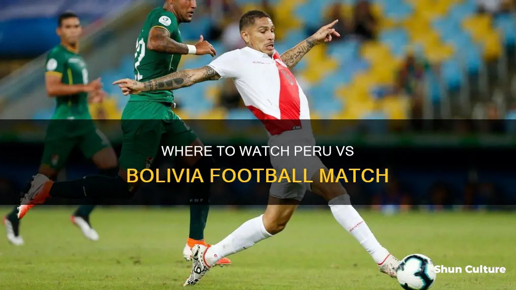 what channel will show peru bolivia futbol