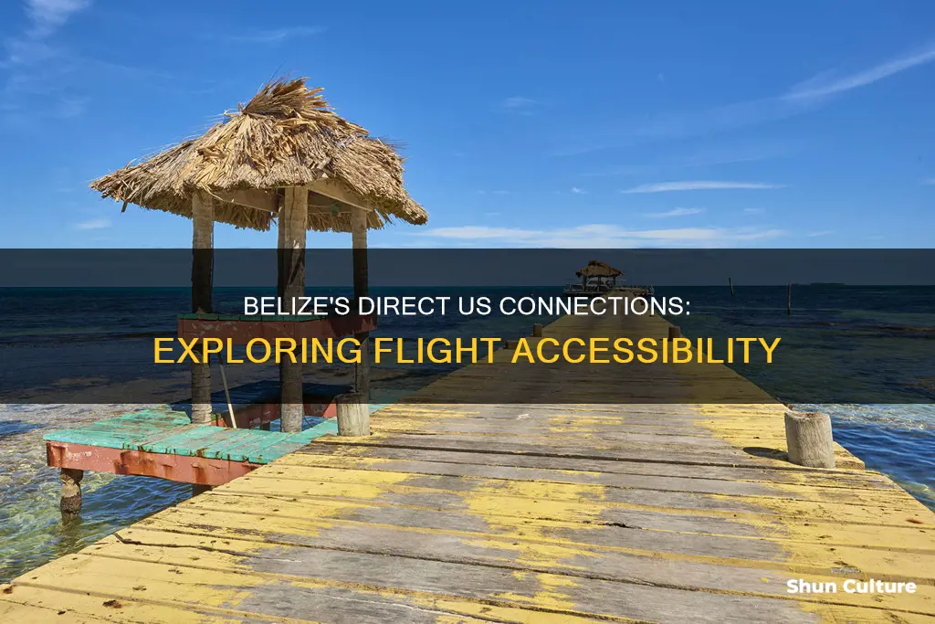 what cities in the us have direct flights from belize