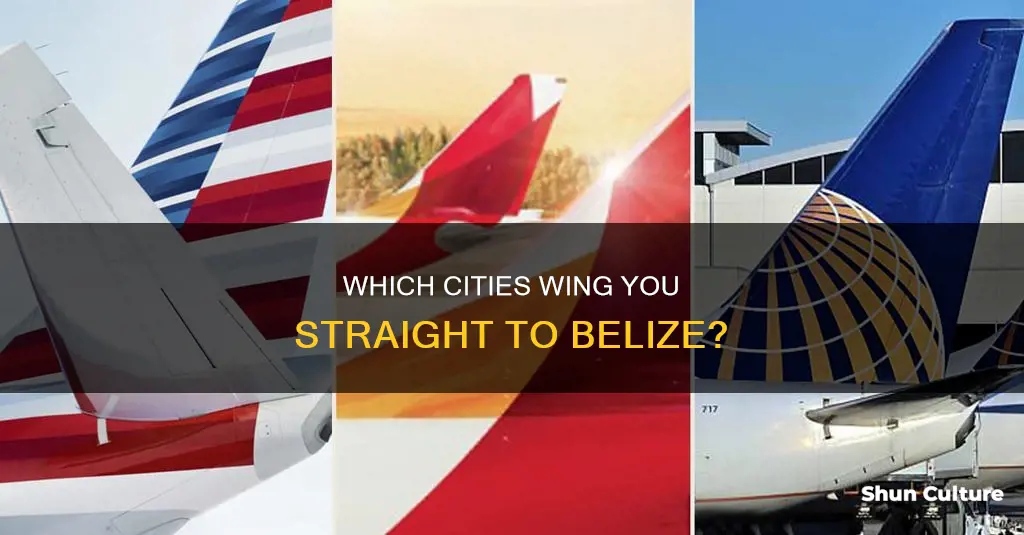 what cities offer direct frlights to belize