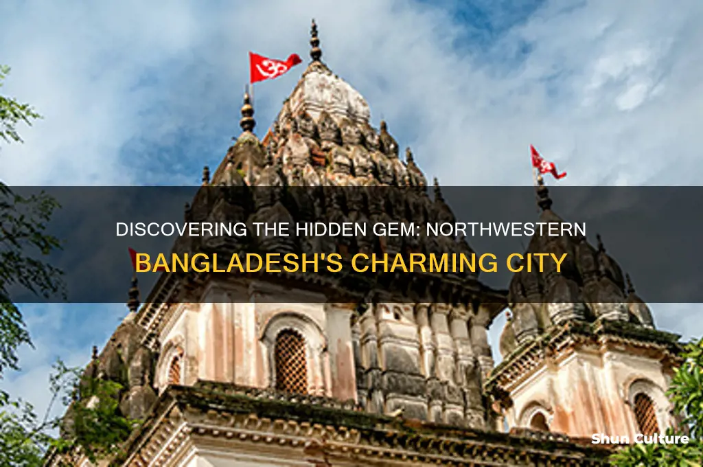 what city do you find in northwestern bangladesh