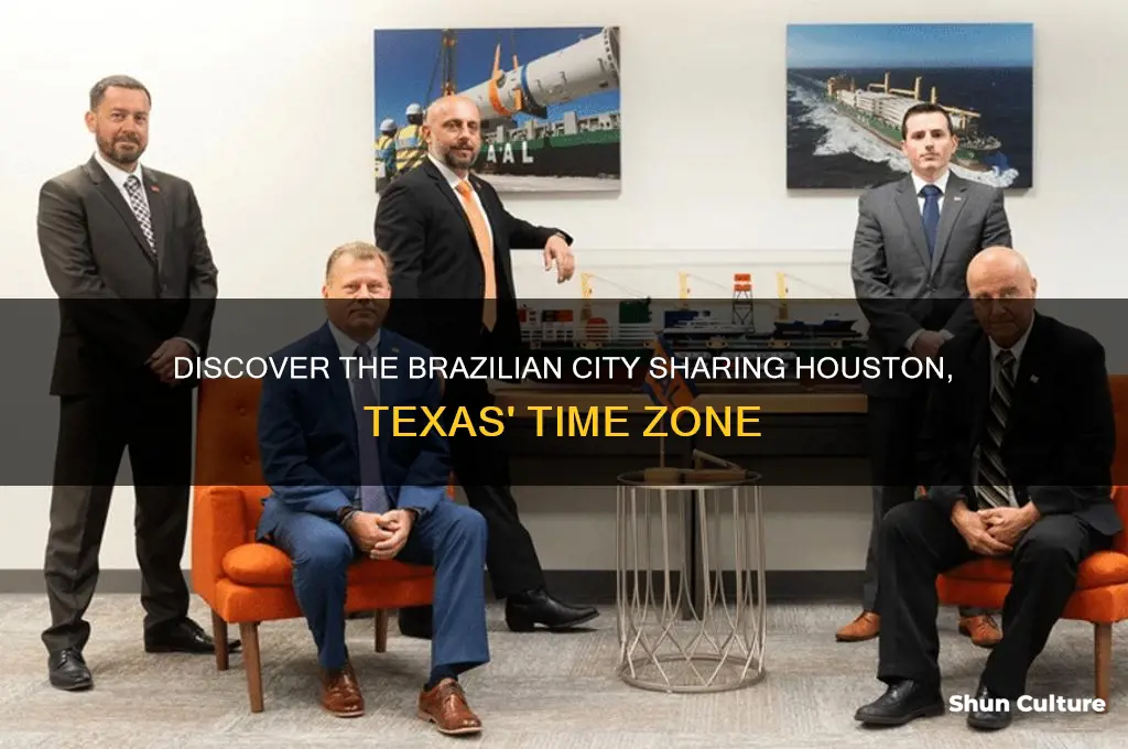what city in brazil is same time as houston texas