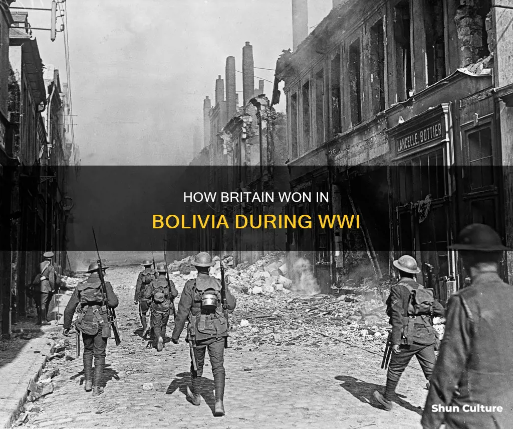 what coast the british won decisive victory ww1 bolivia