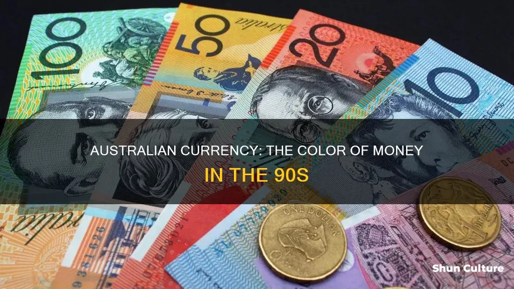 what color is australia money 1990