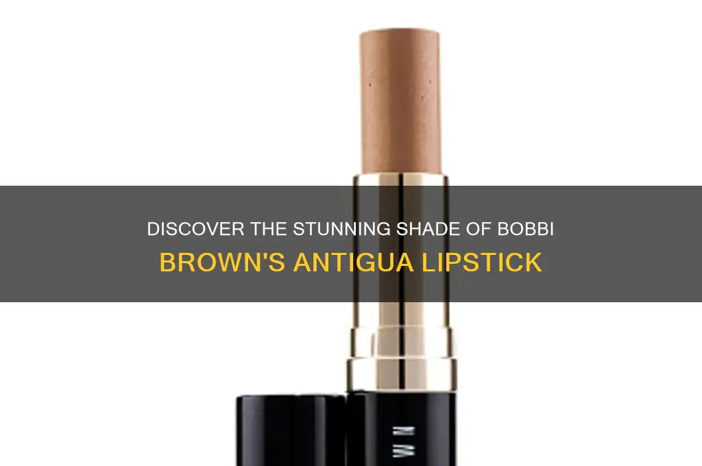 what color is bobbi brown antigua