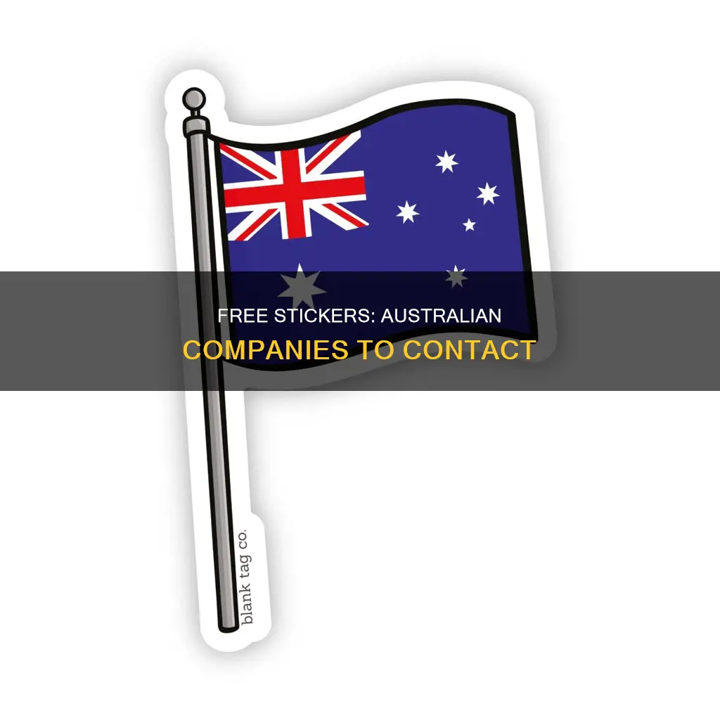 what companies give free stickers australia