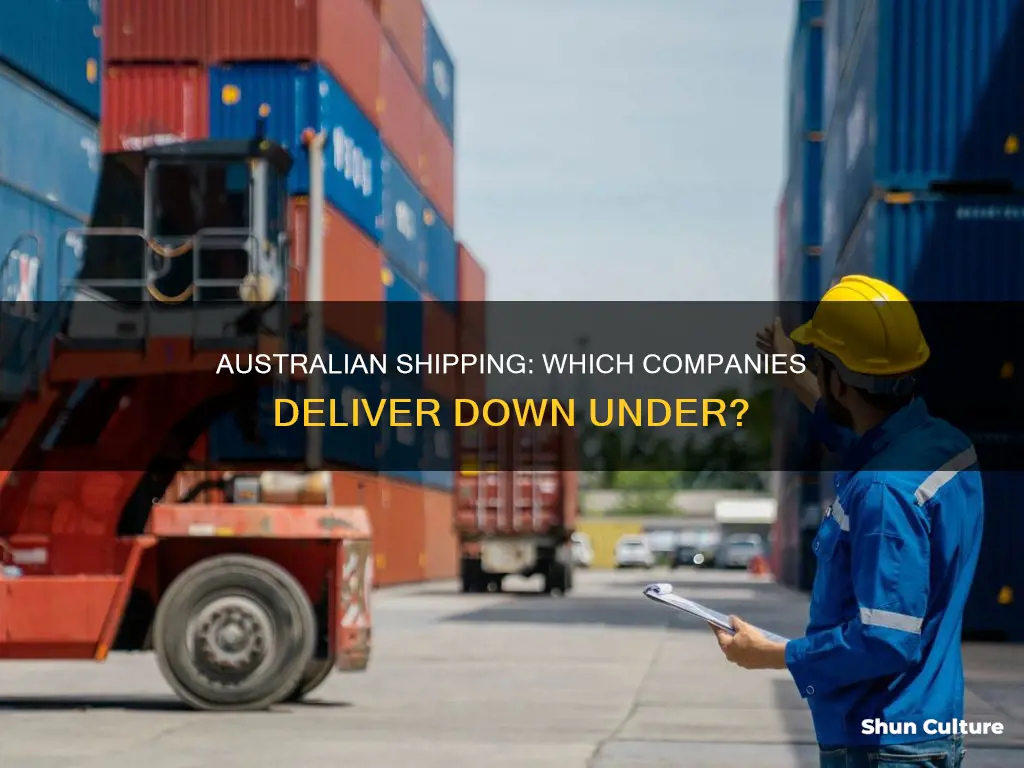 what companies ship to australia