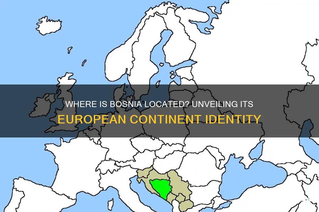 what continent bosnia