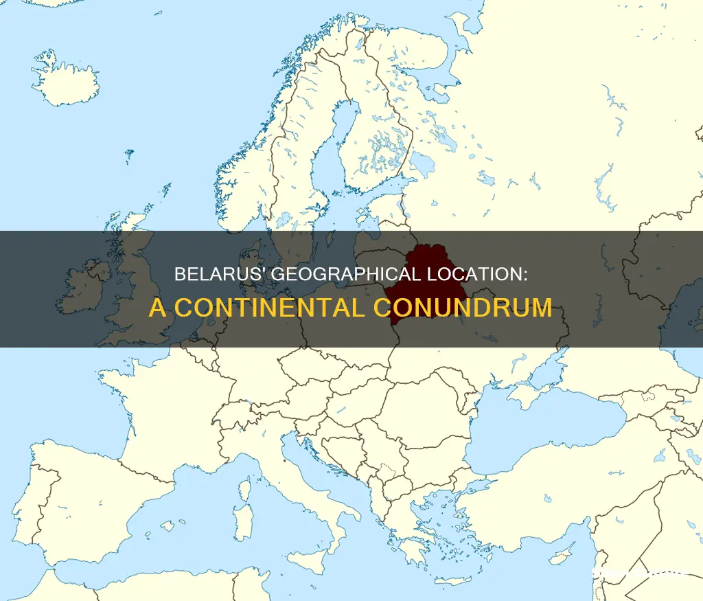 what continent is belarus in