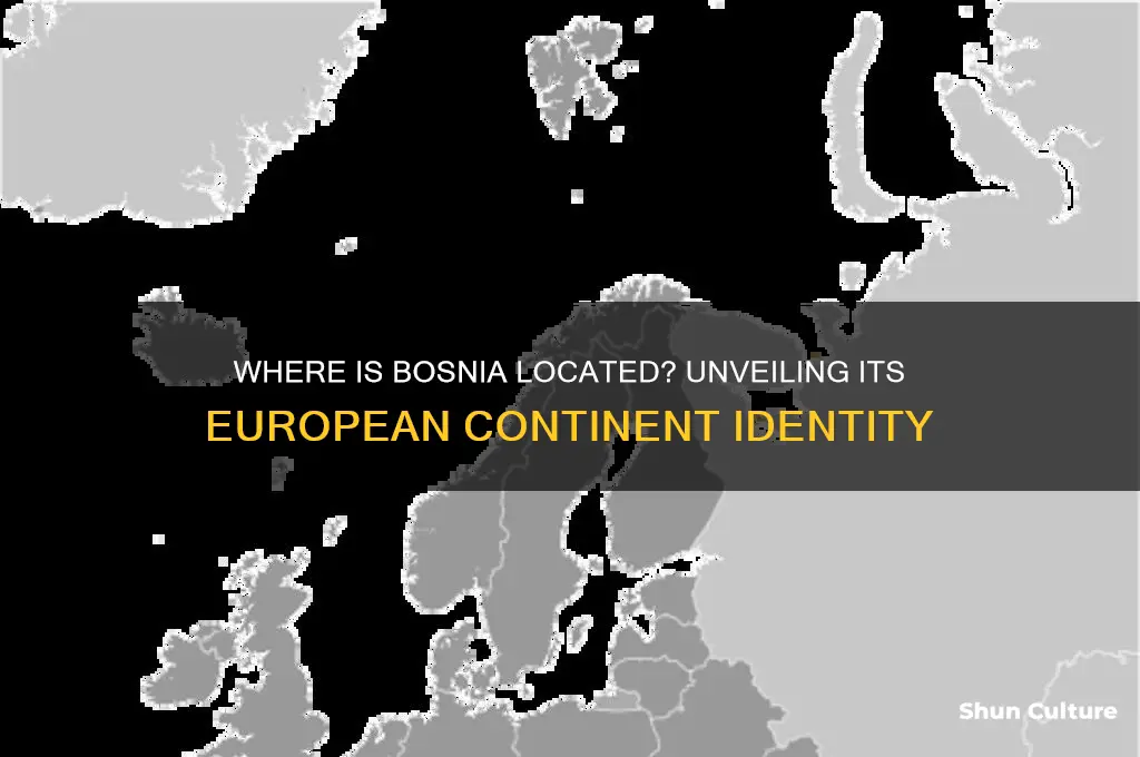 what continent is bosnia in