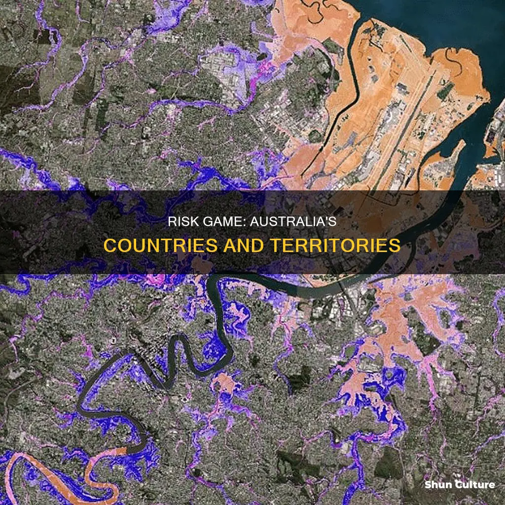 what countries are in australia in risk game