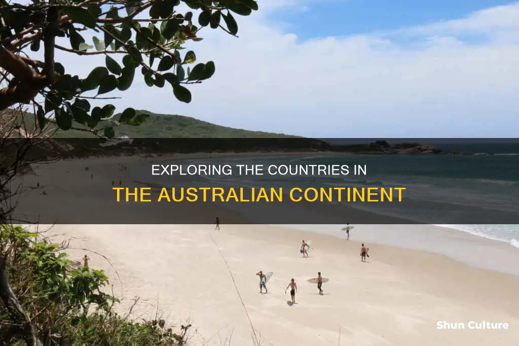 what countries are in the australia countinent