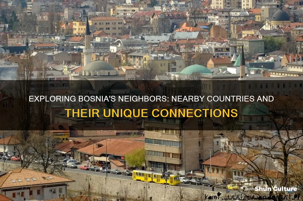 what countries are near bosnia