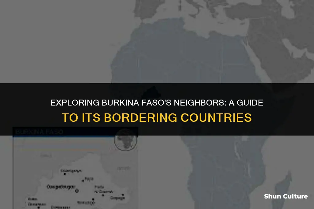 what countries border burkina faso
