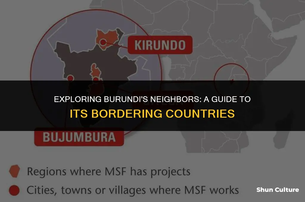 what countries border burundi