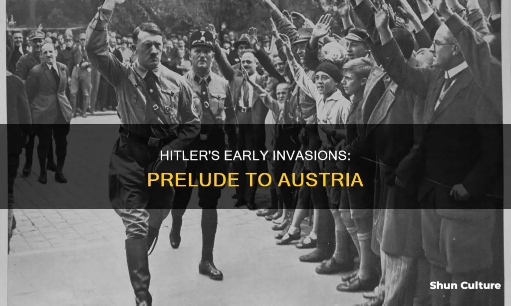 what countries did hitler invade before austria