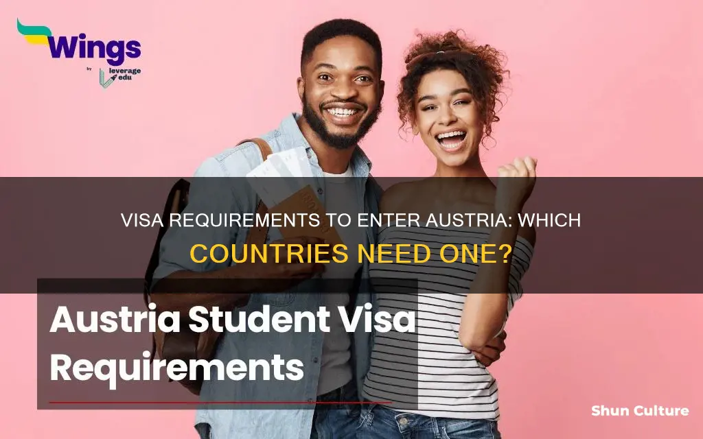 what countries require a visa to enter austria