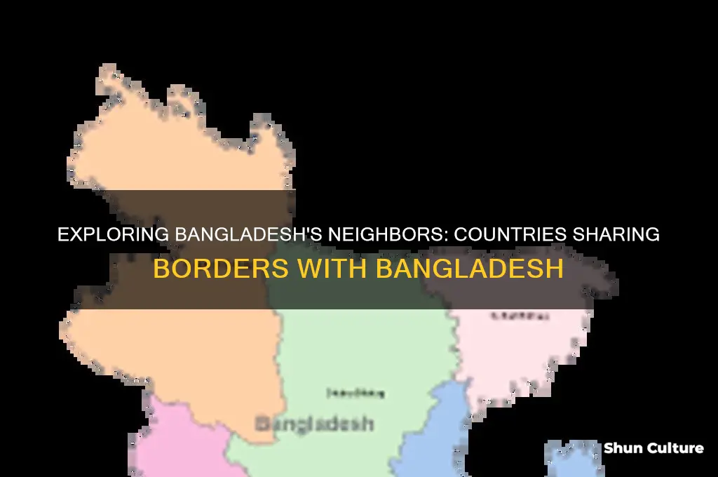what countries surround bangladesh