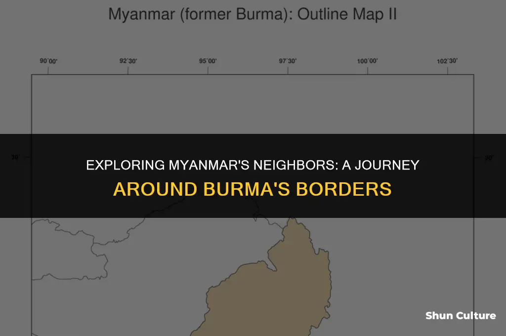 what countries surround burma