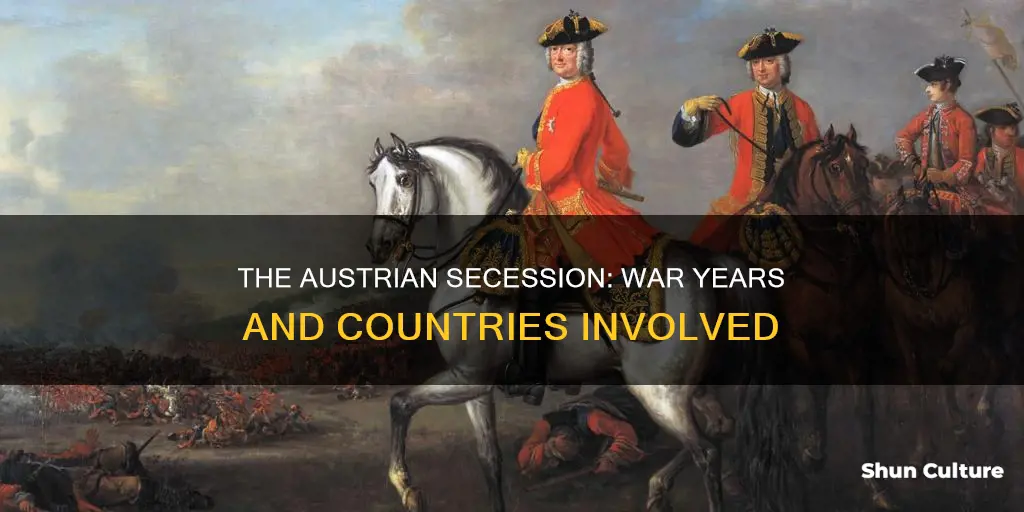 what countries were in the austrian seccession years war