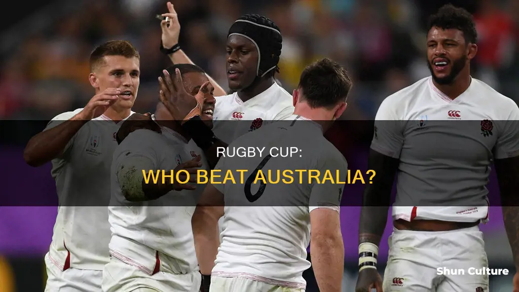 what country beat australia in the rugby cup