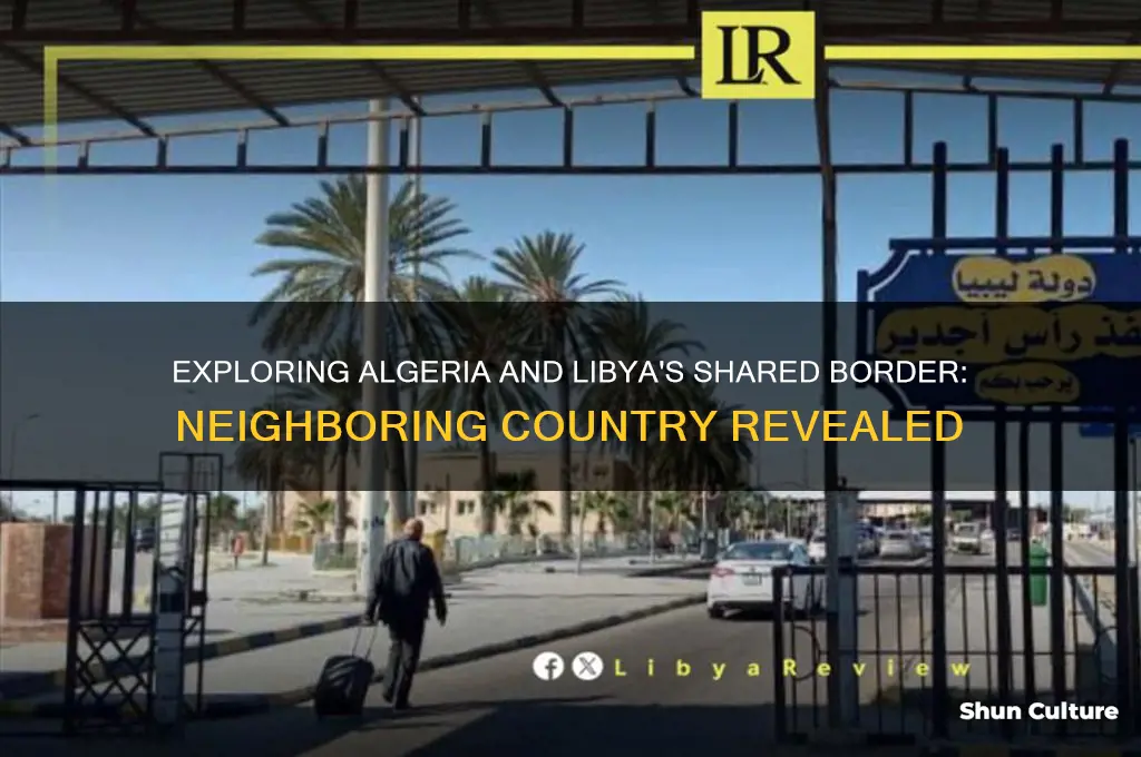 what country borders algeria and libya