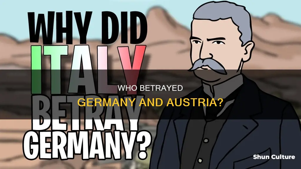 what country broke its alliance with germany and austria