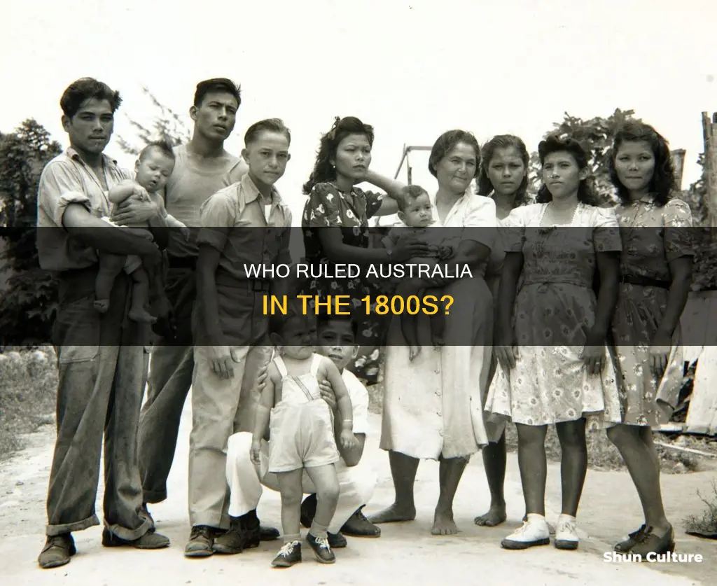 what country controlled australia in 1800s