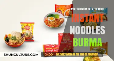 Instant Noodle Consumption: Unveiling Burma's Unique Culinary Trend