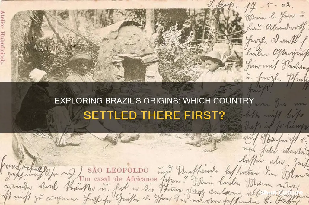 what country first settled in brazil
