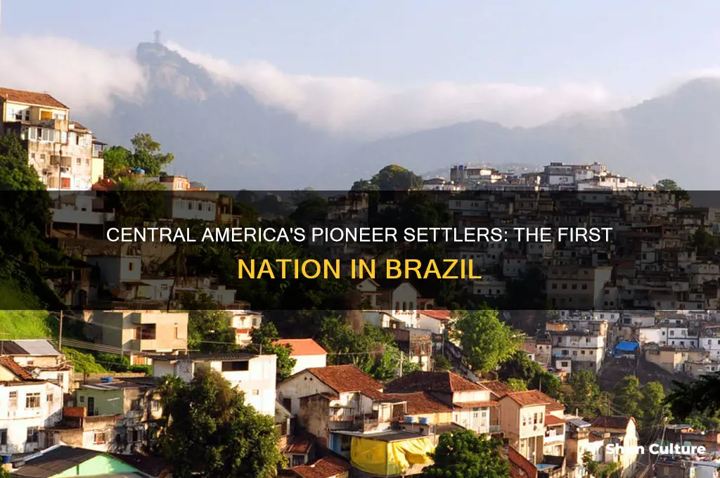 what country from central america first settled in brazil