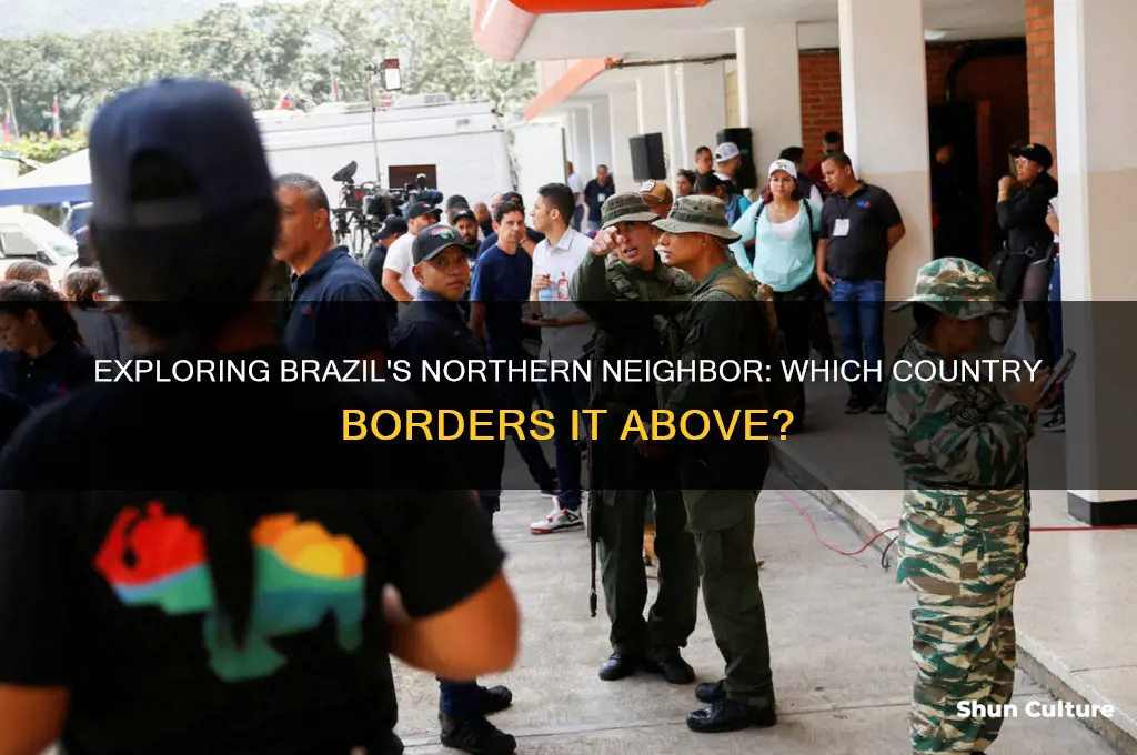 what country is above brazil