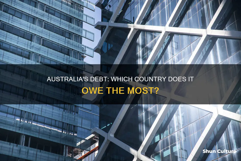 what country is australia in debt to