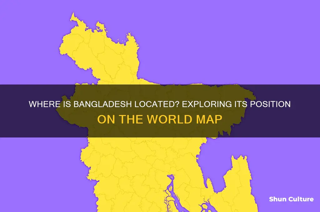 what country is bangladesh in map