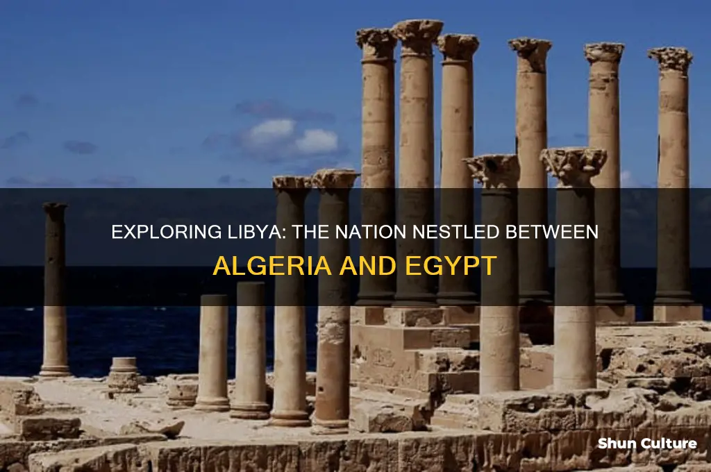 what country is between algeria and egypt