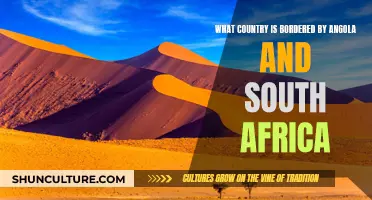 Which Country Shares a Border With Angola and South Africa?