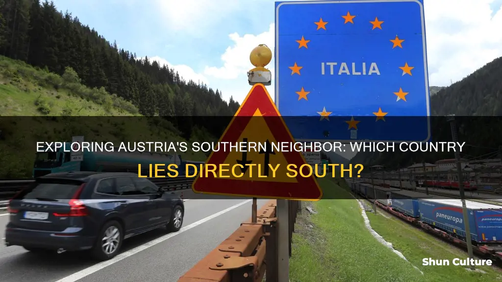 what country is directly south of austria