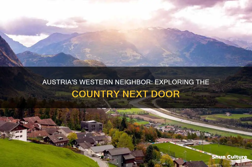 what country is directly west of austria