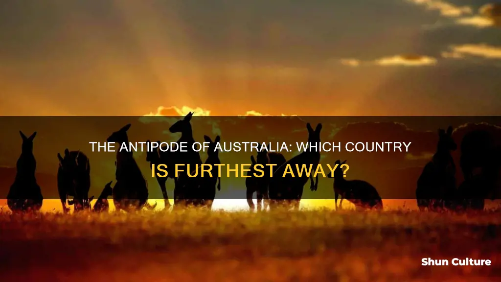 what country is furthest away from australia