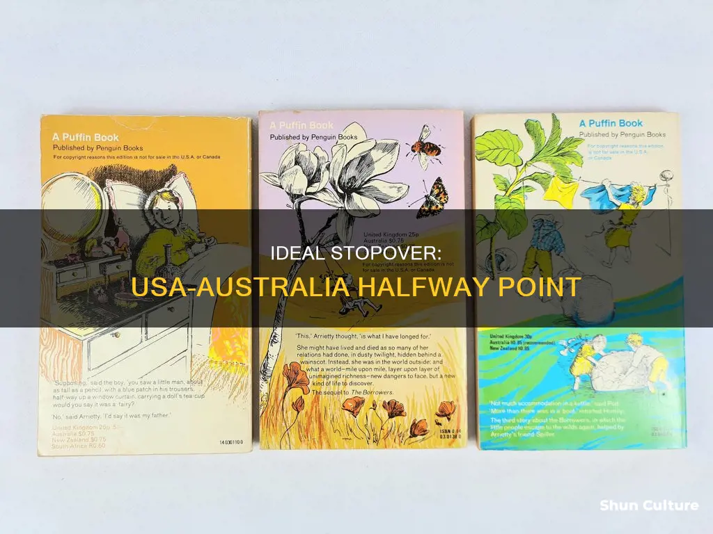 what country is halfway between usa and australia