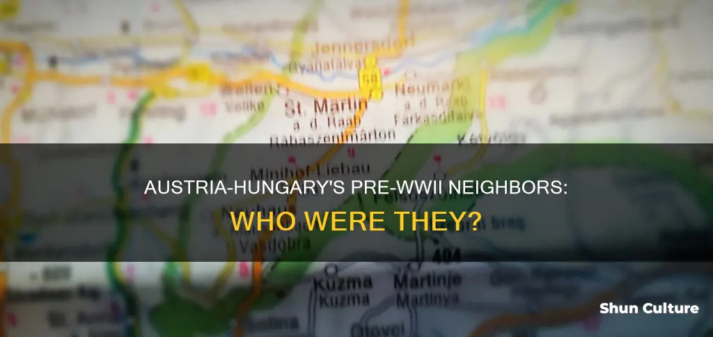 what country is next door to austria-hungary before wwii