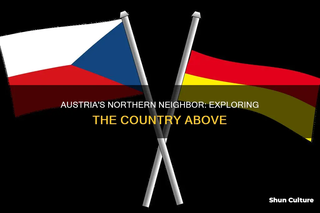 what country is north of austria