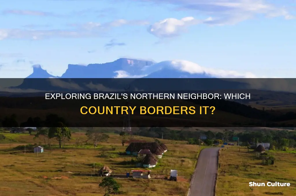 what country is north of brazil