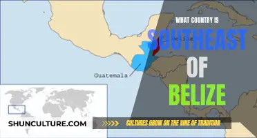 Where is Belize and What Country is Southeast of it?