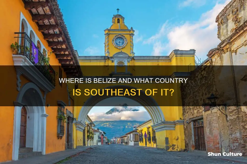 what country is southeast of belize