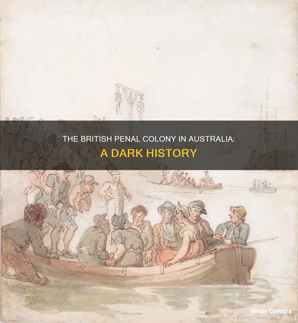 what country set up a penal colony australia