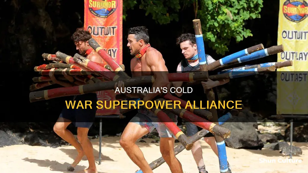 what country superower did australia support during the cold war