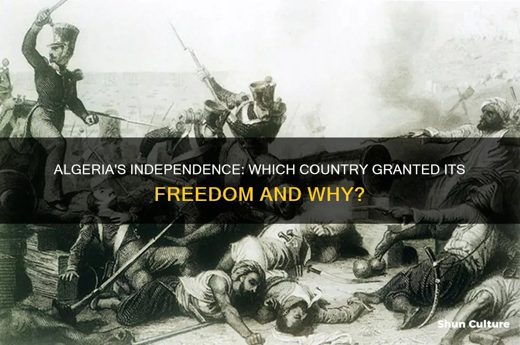 what county did algeria getbfreedom from